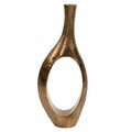 Howard Elliott Asymmetrical Aluminum Bronze Vase - Large 35101